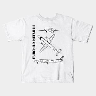 Metro III three views Kids T-Shirt